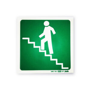 Sign Lum Stairs Up Left 190x190